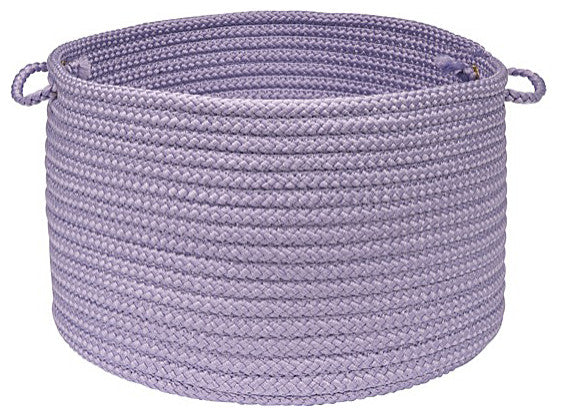 Colonial Mills Basket Simply Home Solid Amethyst Round