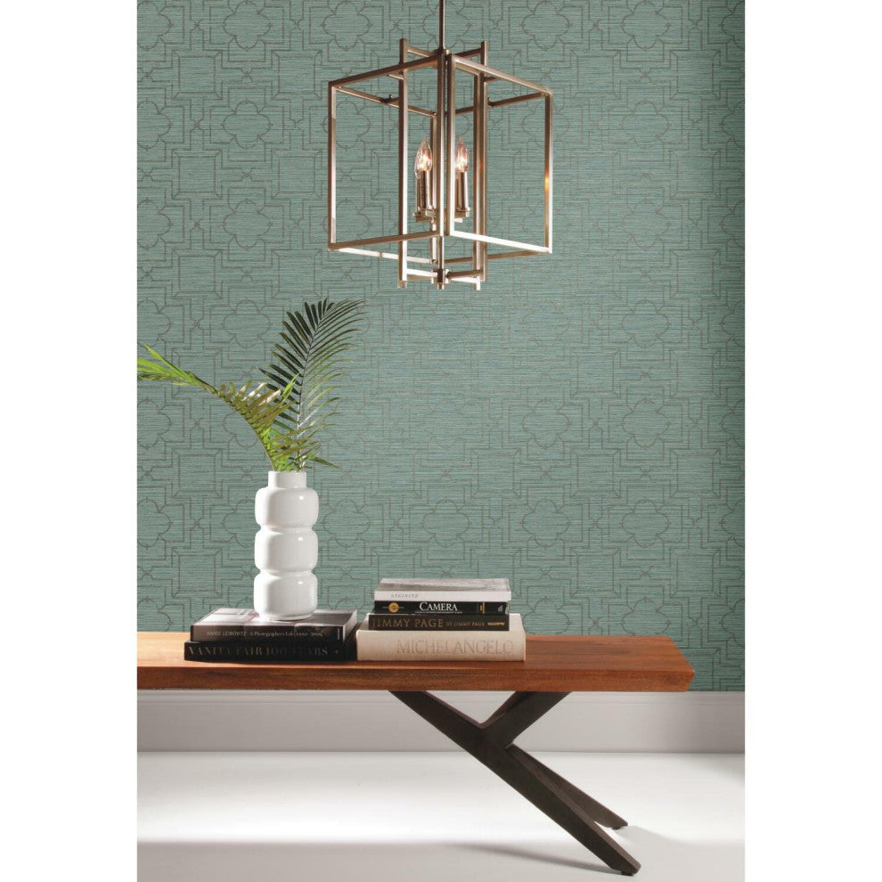 Quatrefoil Trellis Peel and Stick Wallpaper