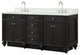 Winston 72" Double Vanity, Espresso