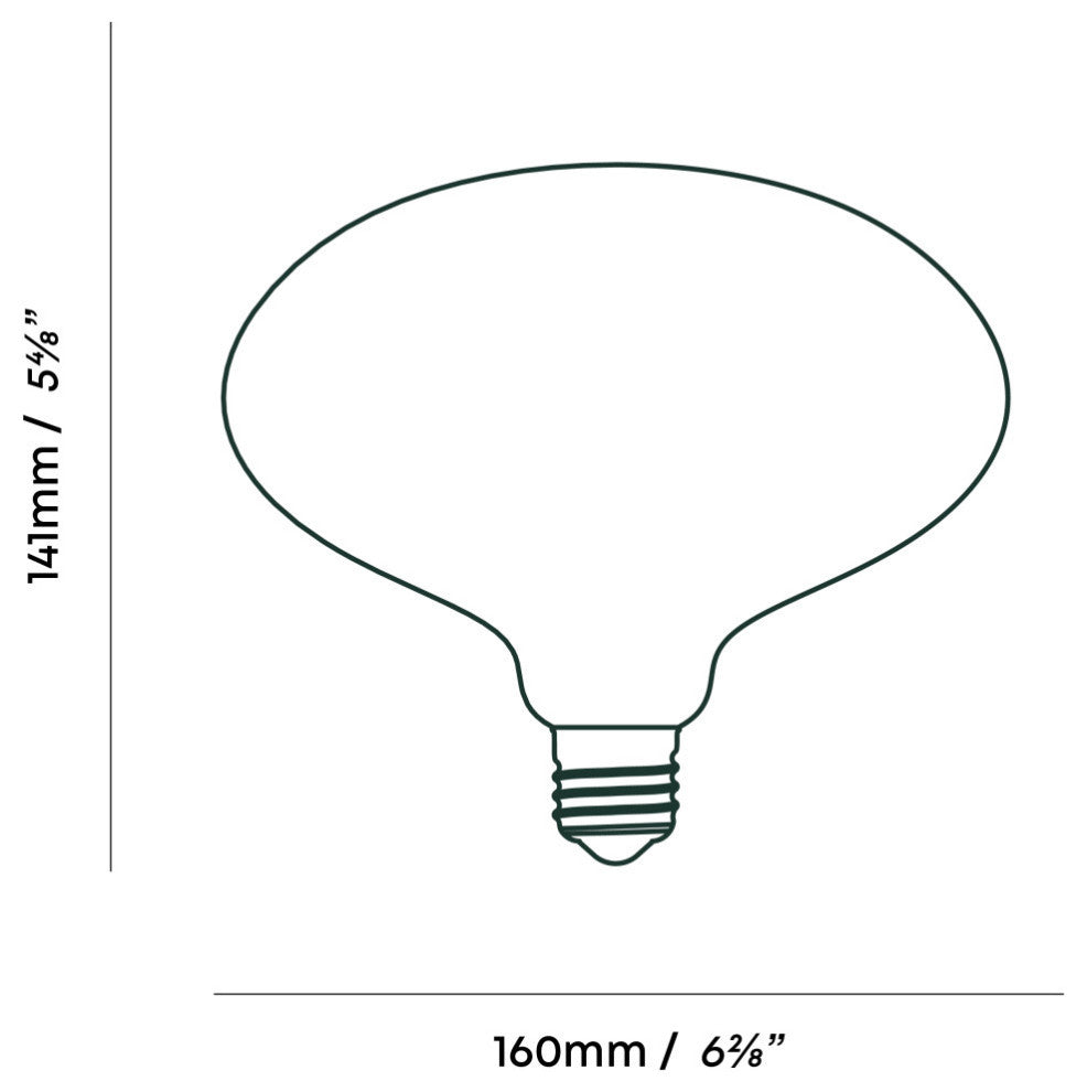 Oval II With Graphite Plug-In Pendant