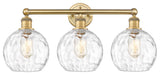 Athens Water Glass 3 26" Bath Vanity-Light Brushed Brass