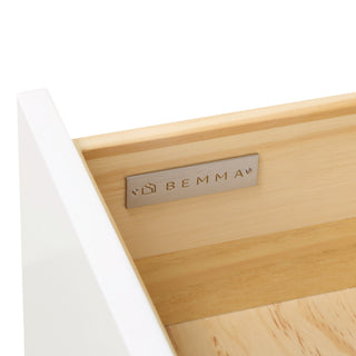 Gracie Bathroom Vanity, Satin White With White Quartz, 36"