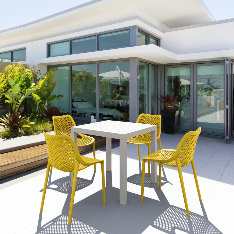 Compamia Air Dining Side Chair, Set of 2, Yellow