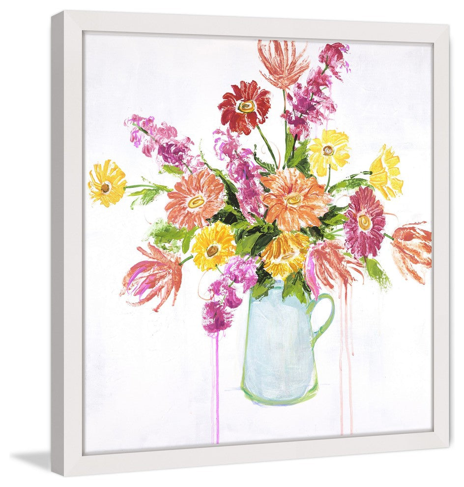 Marmont Hill, "Garden Bloom I" by Julie Joy Framed Painting Print, 32x32