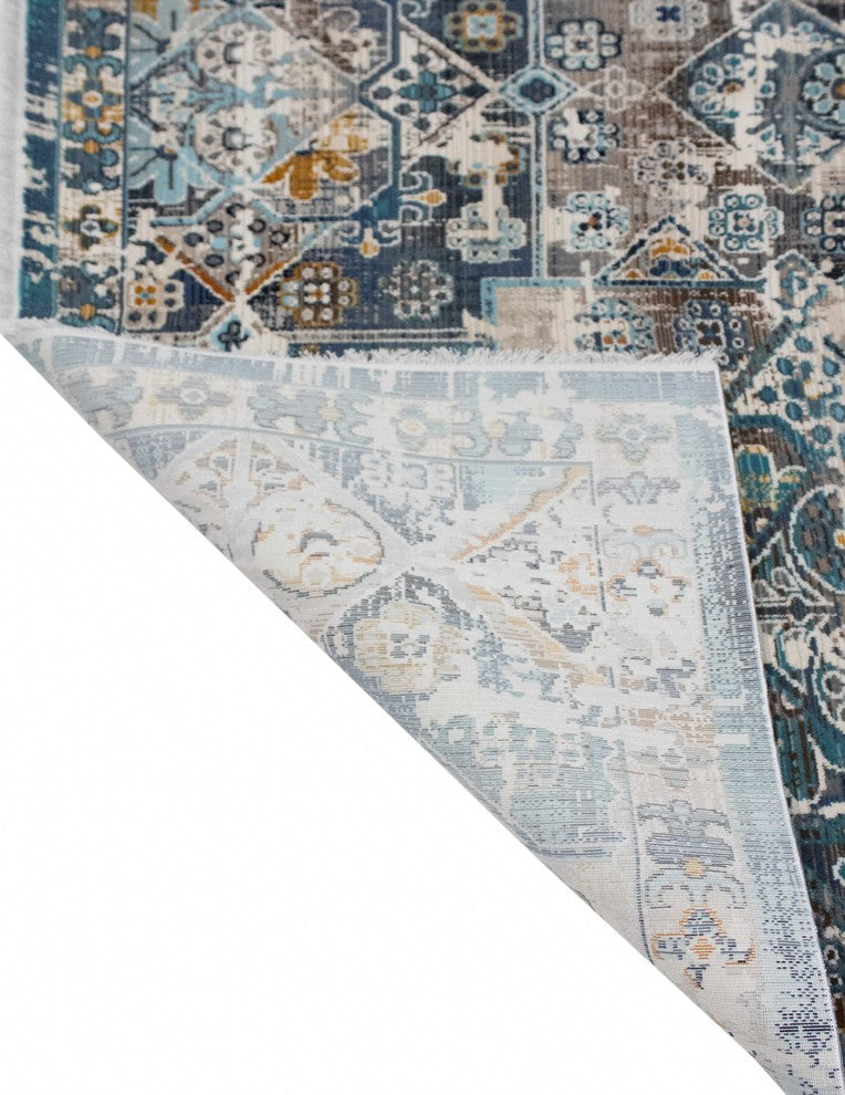 Noori Rug Latif Tracey Ivory/Blue Rug