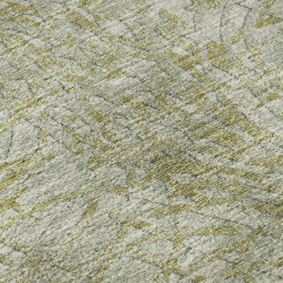 Premium Machine Washable Mayfield AMF35 Sage 8' x 10' Rug