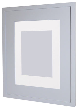 Concealed Picture Frame Medicine Cabinet, Light Gray, 14"x18"