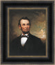 Abe Lincoln' Presidential Portrait Framed Fine Art Print, 21.75x25.75"