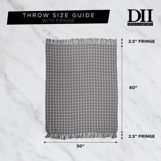 DII Natural Zig-Zag Throw