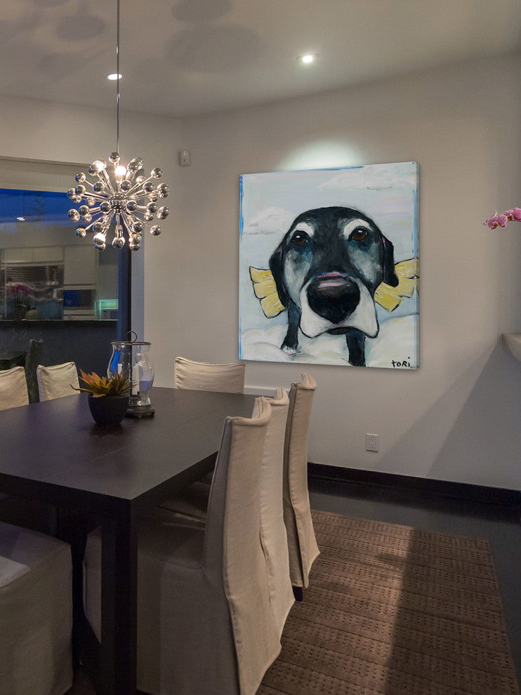 "All Good Dogs" Painting Print on Canvas by Tori Campisi