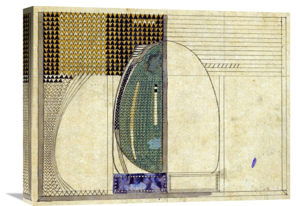 "Design, 1916 For W" Artwork, 22" x 16"