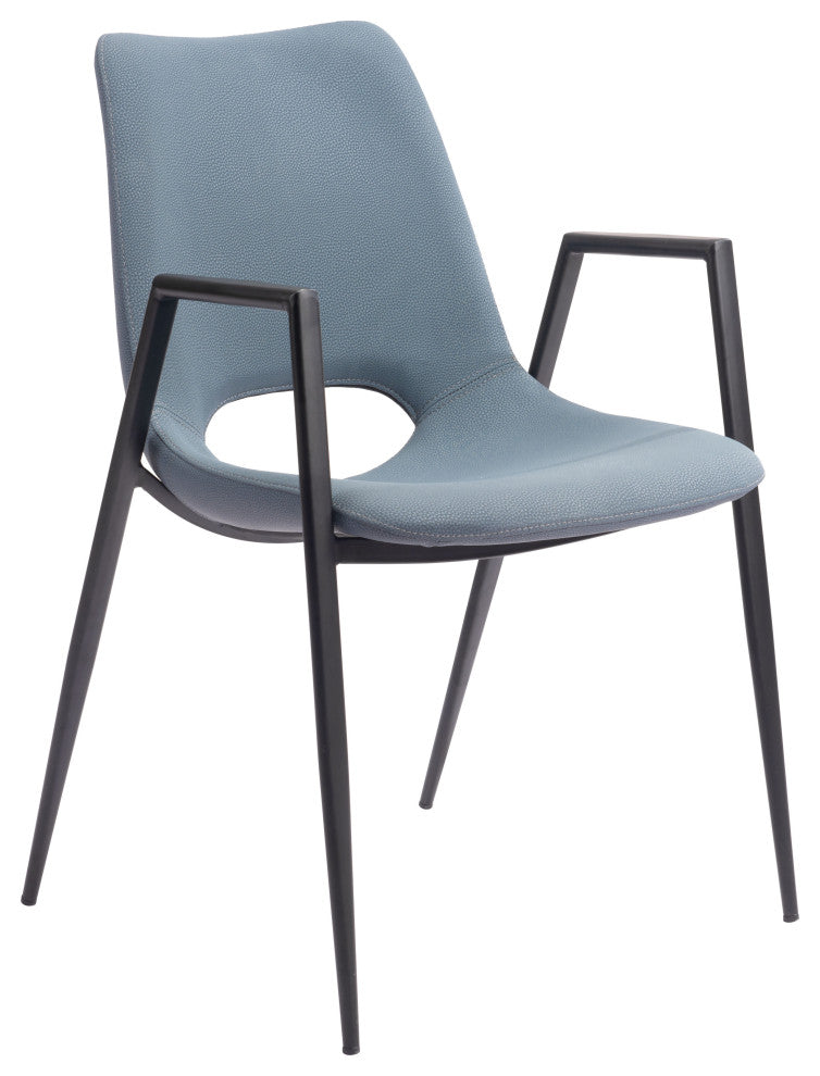 Desi Dining Chair, Set of 2 Blue