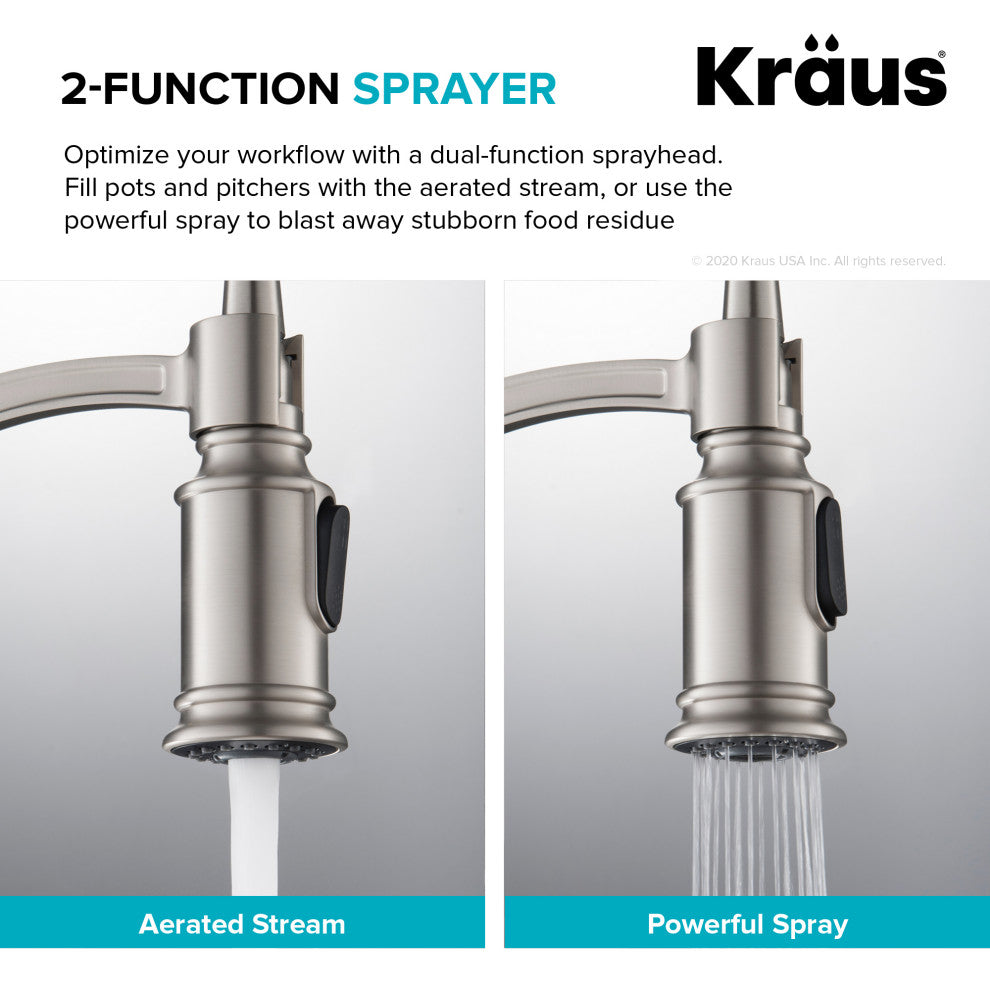 Sellette Commercial Style Pull-Down Kitchen Faucet ORB