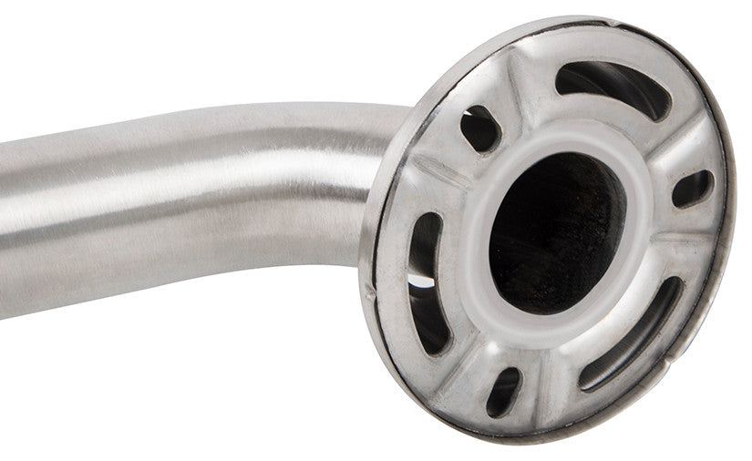 Utopia Alley Decorative Shower Safety Grab Bars, Brushed Nickel, 16"