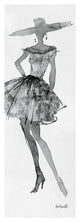 "Fashion Sketchbook V" Digital Paper Print by Anne Tavoletti, 26"x74"