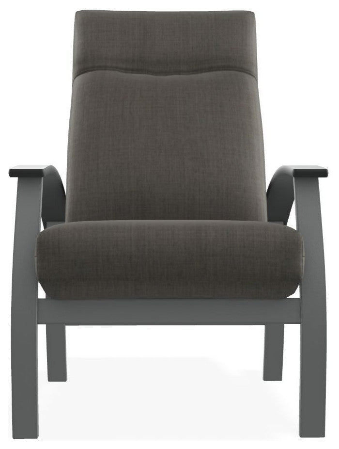Belle Isle Cushion Outdoor Adjustable Back Chair, Cast Silver/Graphite