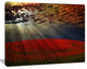 Beautiful Circled Flower Fields, Floral Canvas Art print, 40"x30"
