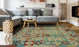 Sangat Kilim Aarif Ivory/Gray Rug, 8'5x11'3