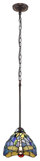 CHLOE Lighting CH3T524BD08-DP1 SUNNIVA Dragonfly 1 Light Mini-Pendant 8`` Wide