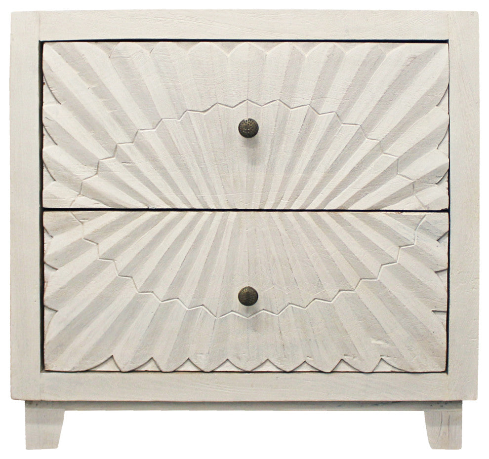 Brassica 2-Drawer Nightstand