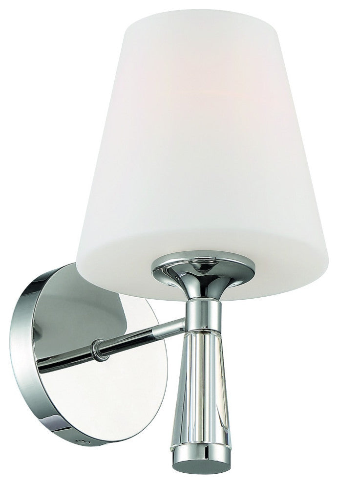 Ramsey 1 Light Wall Mount in Polished Nickel