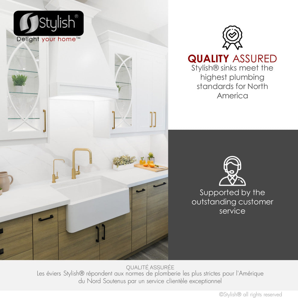 30" Undermount Workstation Single Bowl White Granite Kitchen SInk