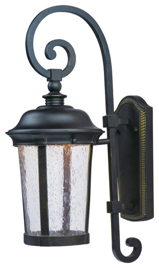 Maxim 55023 Dover 21" Tall LED Wall Sconce - Bronze / Seedy Glass