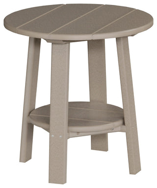 Poly Deluxe End Table, Weatherwood