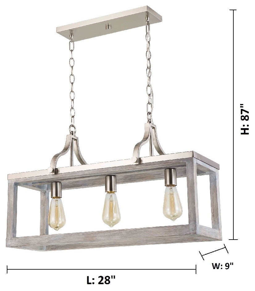 Montrose 3-Light Linear Pendant
