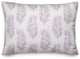 Purple Fern Leaves 20x14 Indoor/Outdoor Pillow