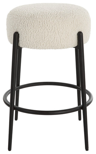 Arles Plush Counter Stool
