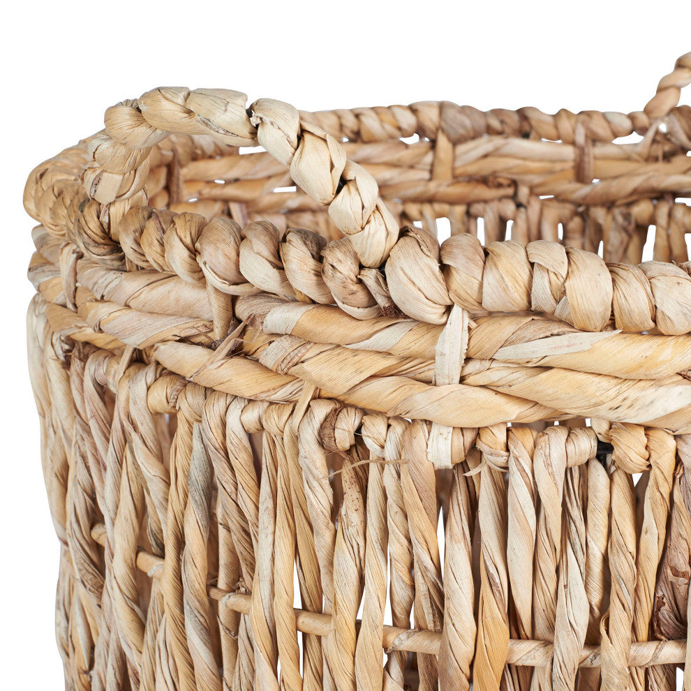Tall Wicker Floor Basket