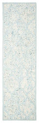Safavieh Couture Abstract Collection, ABT474 Rug, Ivory/Turquoise, 2'3"x6'