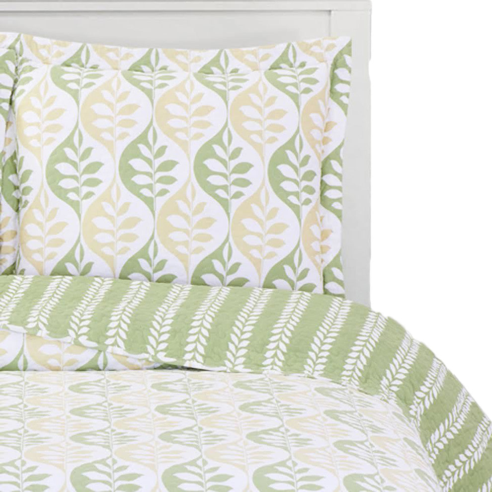 Gia Oversized Reversible Quilted Coverlet, Twin