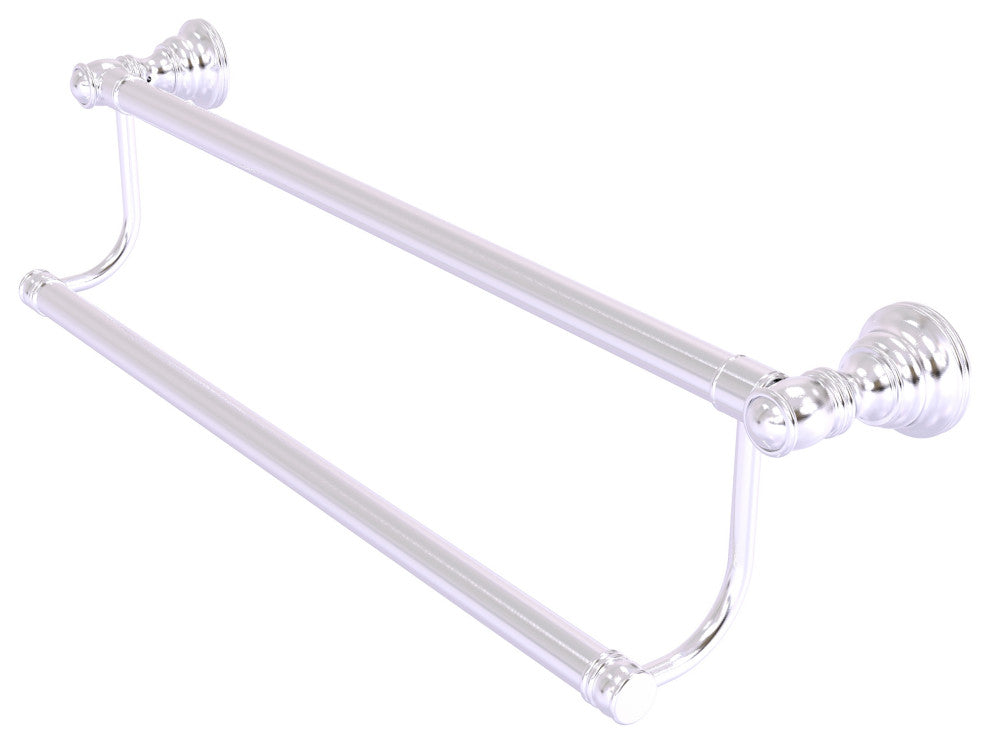 Carolina 24" Double Towel Bar, Satin Chrome