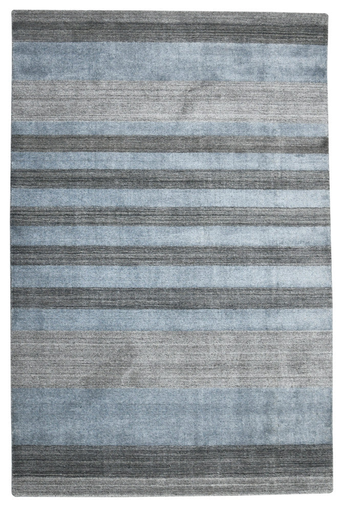 Blend Warwick Area Rug, Gray, 9' x 12', Striped