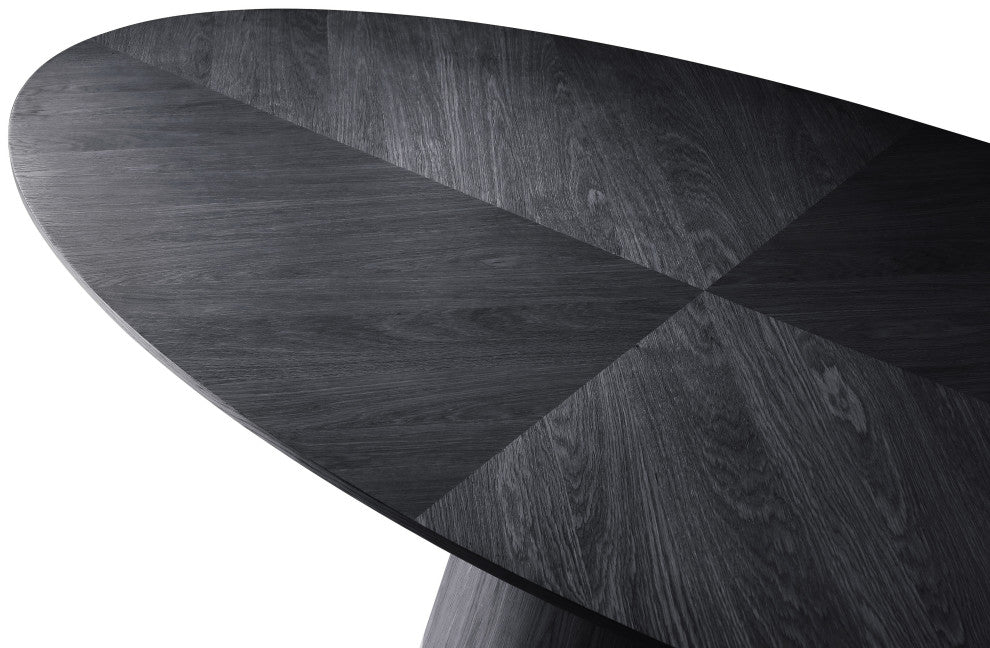 Gavin Black Dining Table, Black
