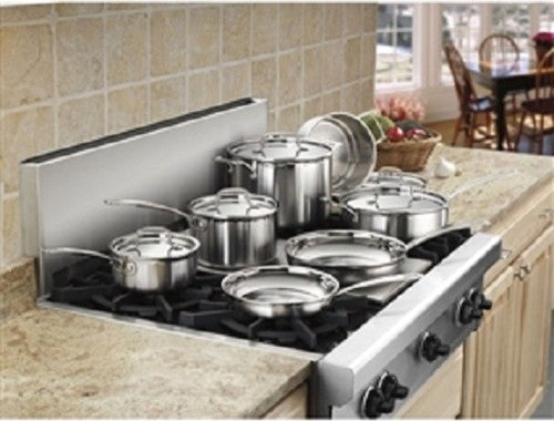 12-Piece Stainless Steel Professional Oven Safe Cookware Set