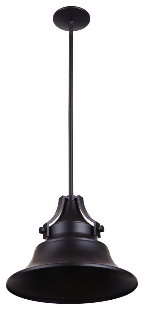 Union 1 Light Small Pendant in Midnight with Metal Shade