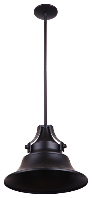Union 1 Light Small Pendant in Midnight with Metal Shade