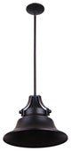 Union 1 Light Small Pendant in Midnight with Metal Shade