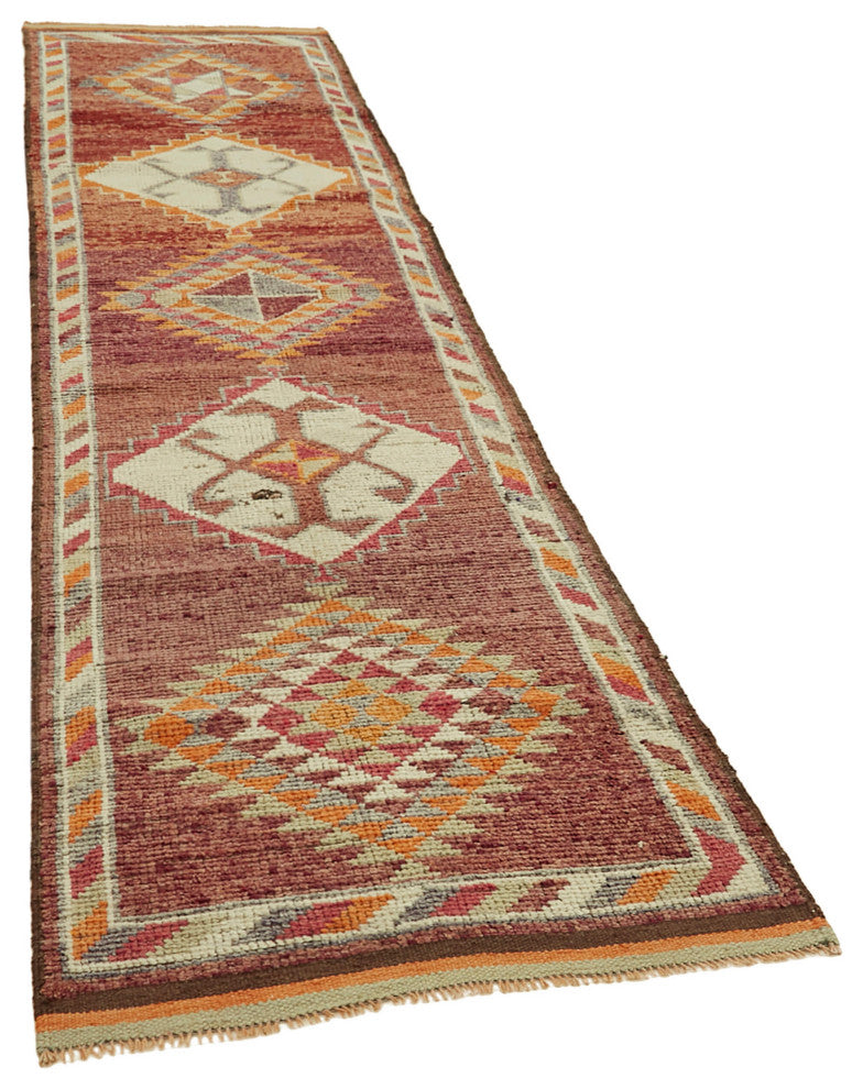 Rug N Carpet - Hand-knotted Oriental 2' 11" x 12' 2" Decorative Runner Rug