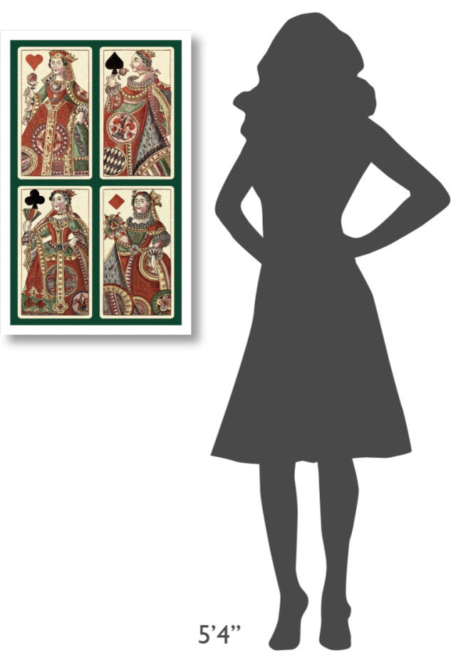 "Queens (Bauern Hochzeit Deck)" Print by Andreas Benedictus GÃŒÂ¦bl, 20"x32"