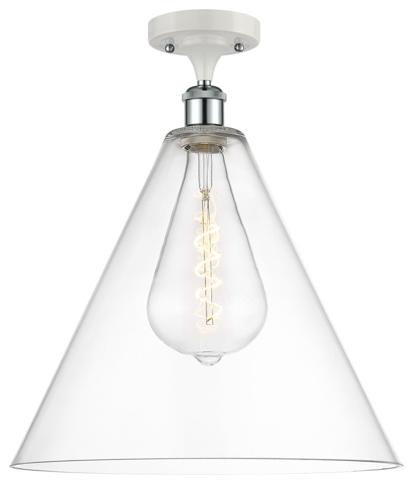 Innovations 516-1C-WPC-GBC-162-LED 1 Light Semi-Flush Mount