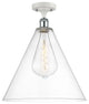 Innovations 516-1C-WPC-GBC-162-LED 1 Light Semi-Flush Mount