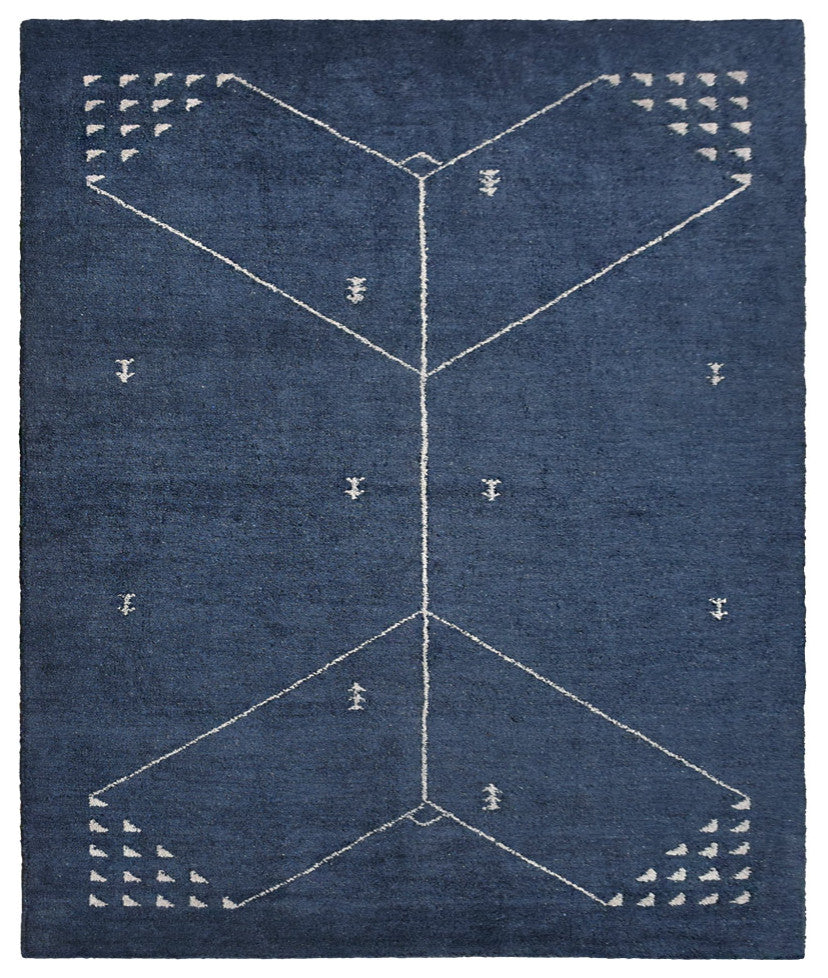 HAND KNOTTED LOOM SILK ECO-FRIENDLY RUGS-6'x9',Rectangle,Charcoal,Contemporary