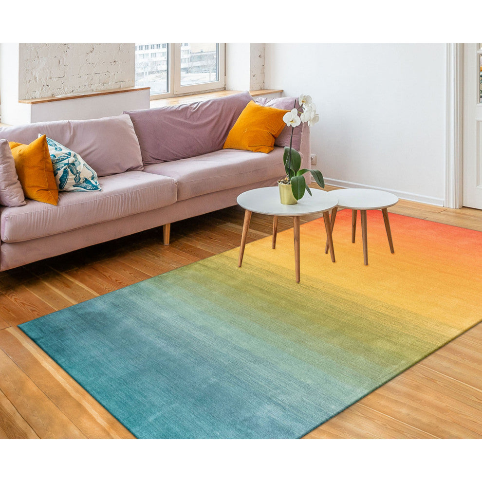 Arca Ombre Indoor Rug, Rainbow, 7'6"x9'6"