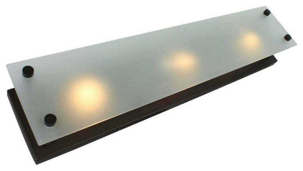 L30RB 3 Light Vanity lighting in Oil Rubbed Bronze Finish