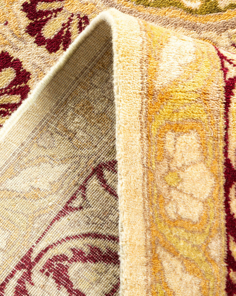 Aubrey, One-of-a-Kind Hand-Knotted Area Rug, Ivory, 8' 1"x10' 1"