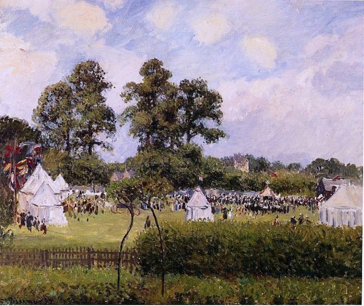 Camille Pissarro Jubilie Celebration at Bedford Park London Gallery Wrap Canvas